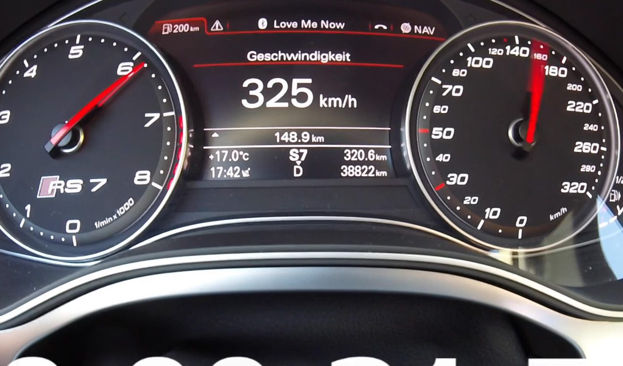 RS7 Top Speed