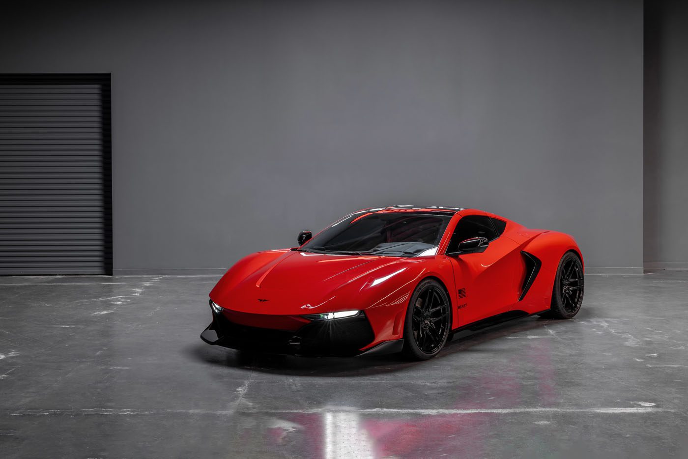 Rezvani Beast headlights on
