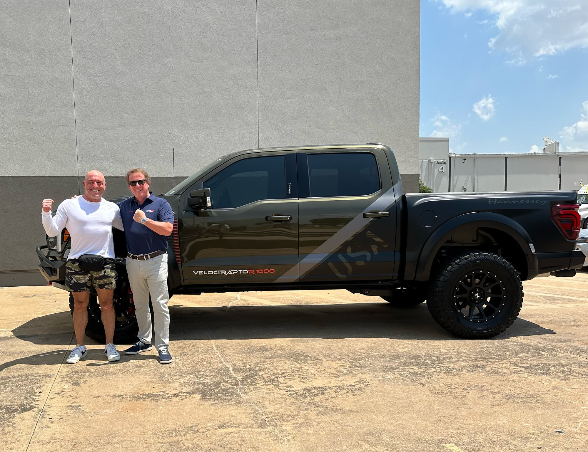 Joe Rogan Takes Delivery Of His Brand New Hennessey VelociRaptoR