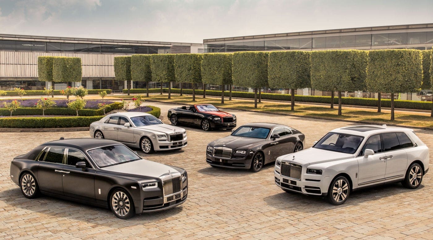 Rolls Royce Lineup 2018