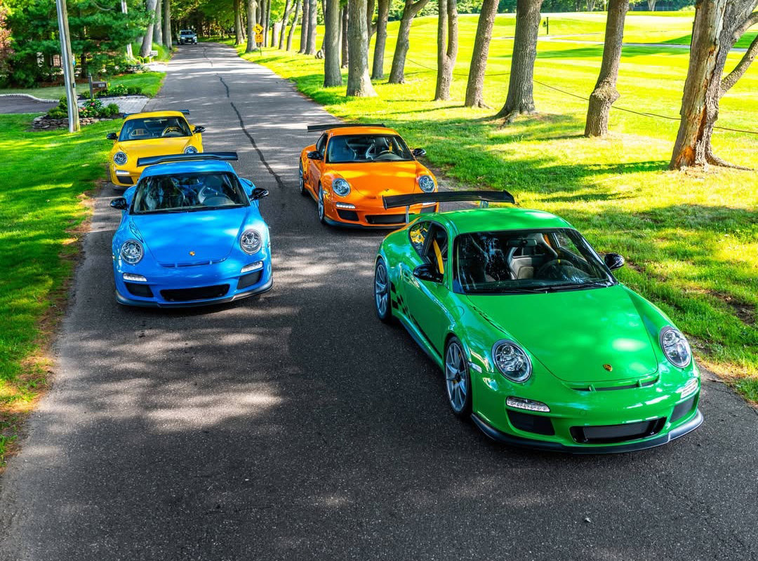 Ryan Friedman Motor Cars Showcases Four Rare PTS 997 Porsche 911 GT3 RS Specs