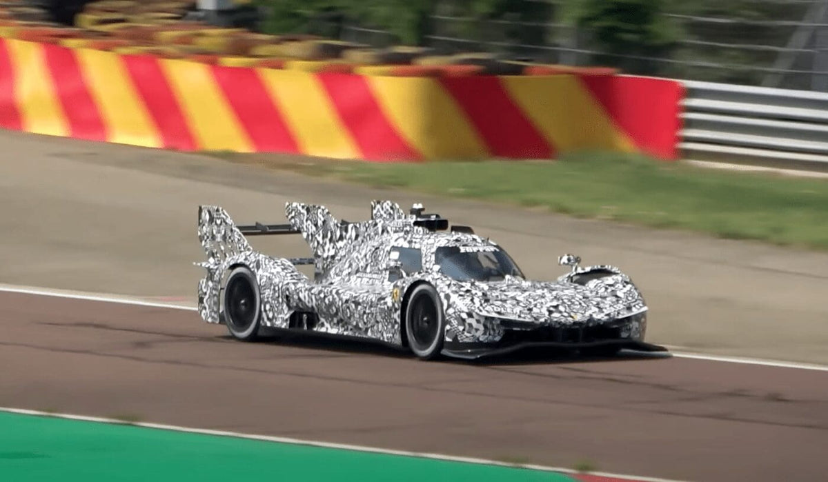 The New Ferrari LMH Prototype Is Spotted Testing For Next Year's WEC ...
