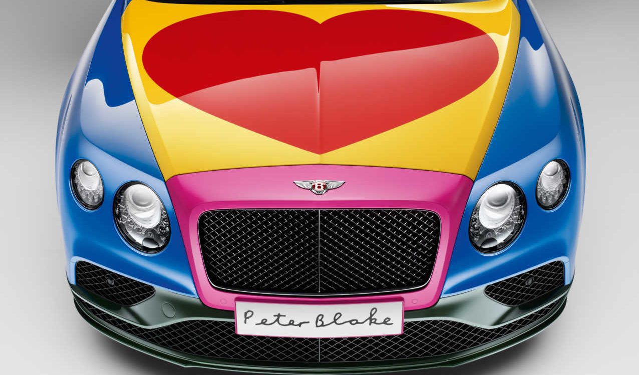Sir Peter Blake Pop Art Bentley set to raise thousands for Charity (1)