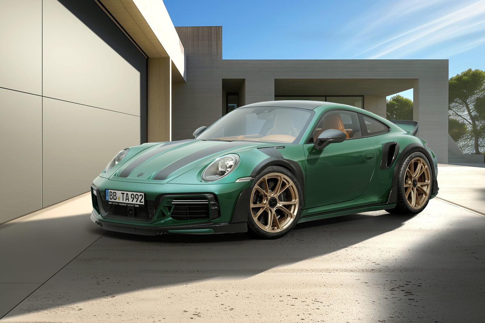 TECHART 992.1 GTstreetR Touring Green 002