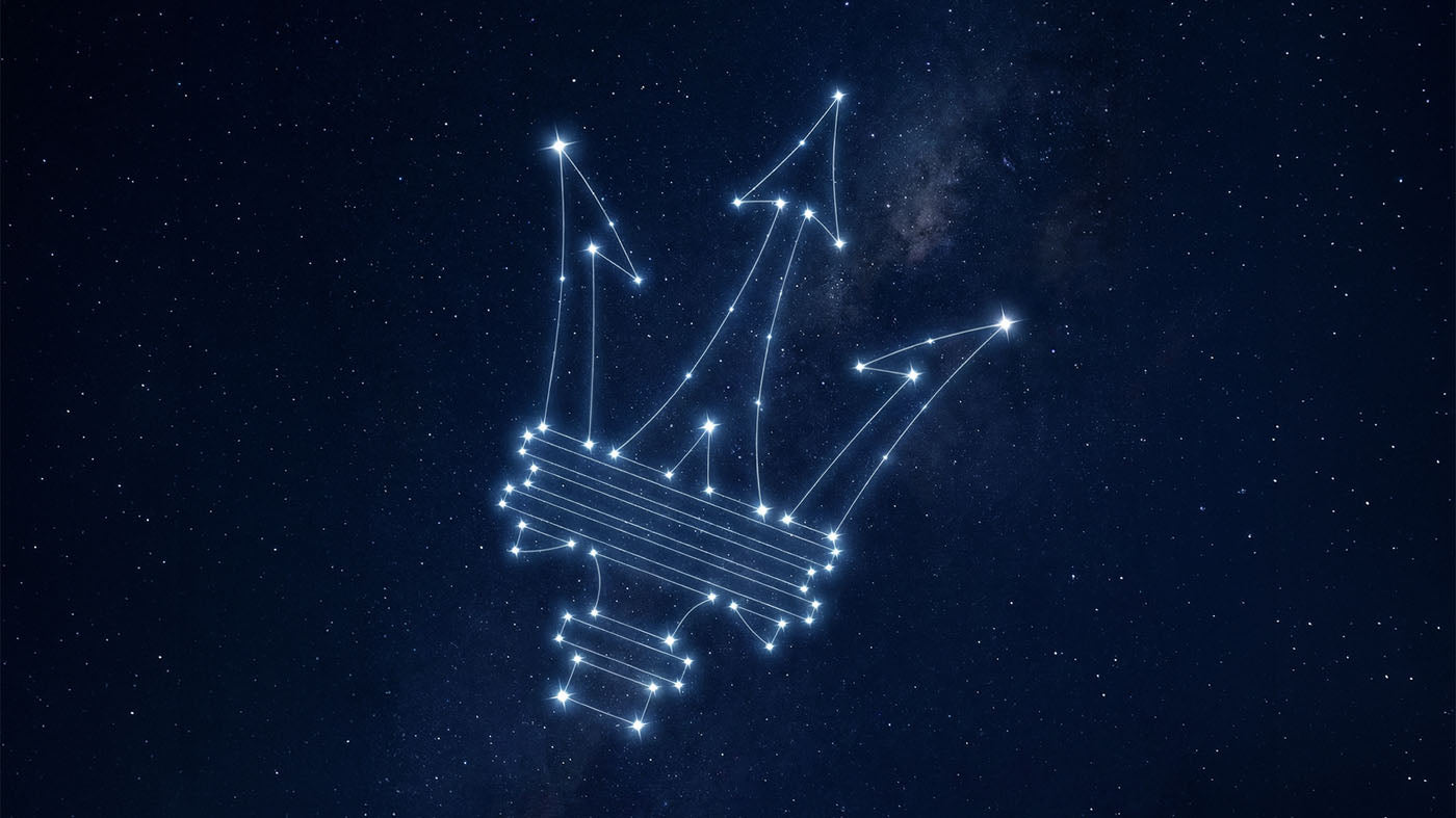 Maserati Turns Its Trident Into A Real-Life Constellation