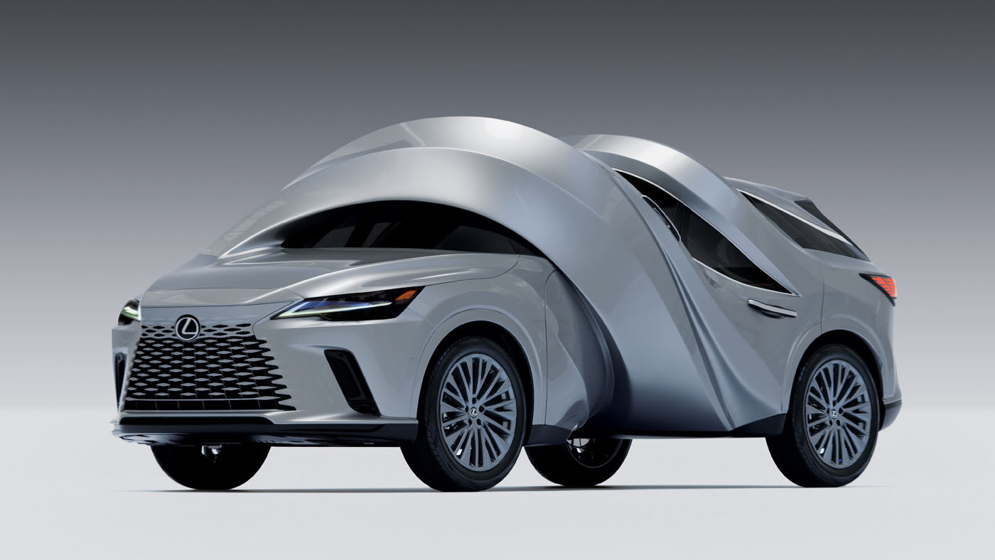 Lexus Collaborates With MSCHF On “Motomorphosis” Warped Cars