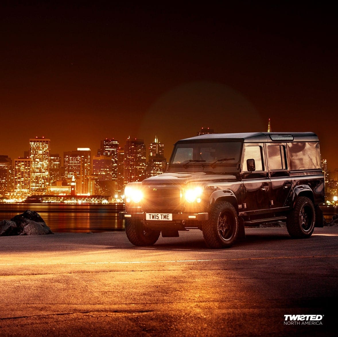 Twisted NA skyline dusk