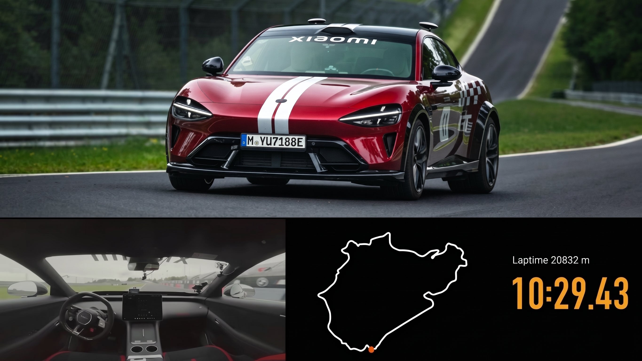 Xiaomi's YU7 GT Sets First Driverless Lap Record at the Nürburgring