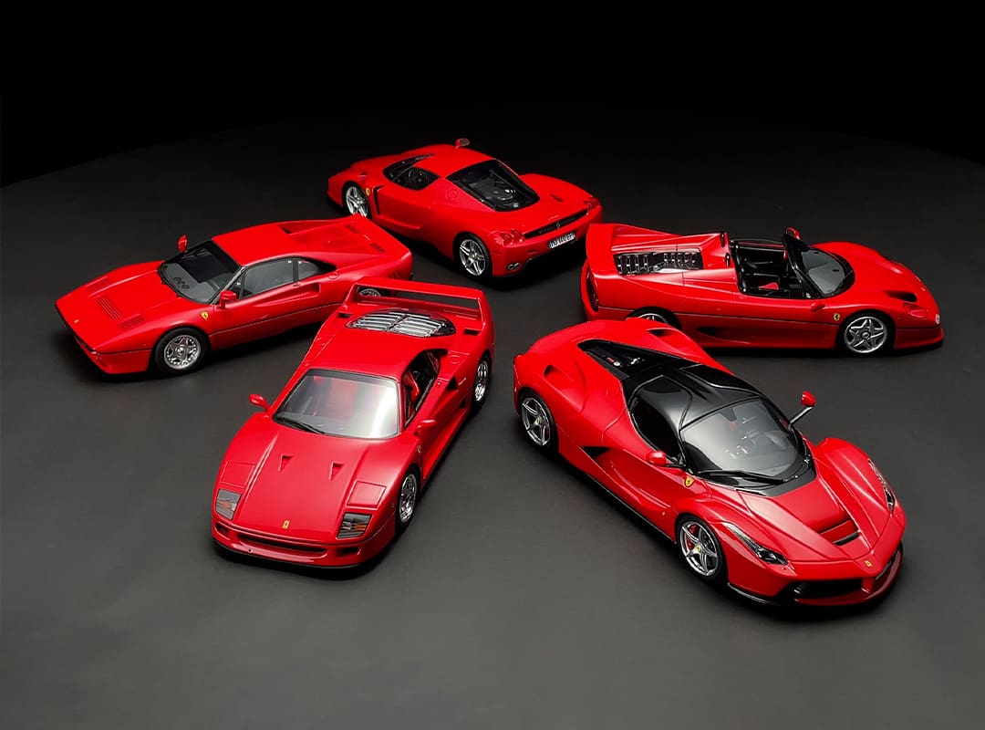 Amalgam Celebrates Ferrari's 'Big Five' With Its All-New Ferrari