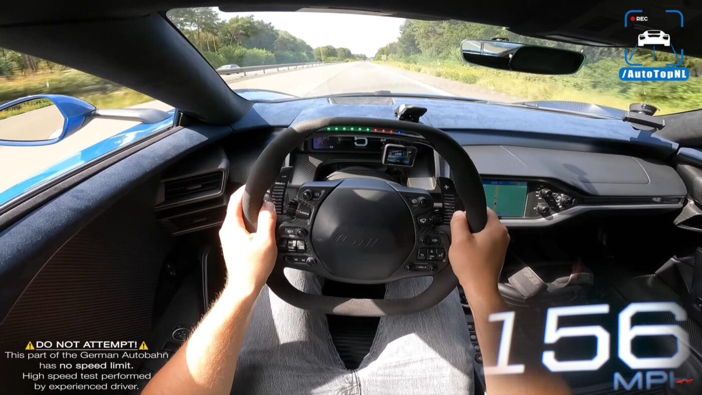 autobahn fordgt topspeed