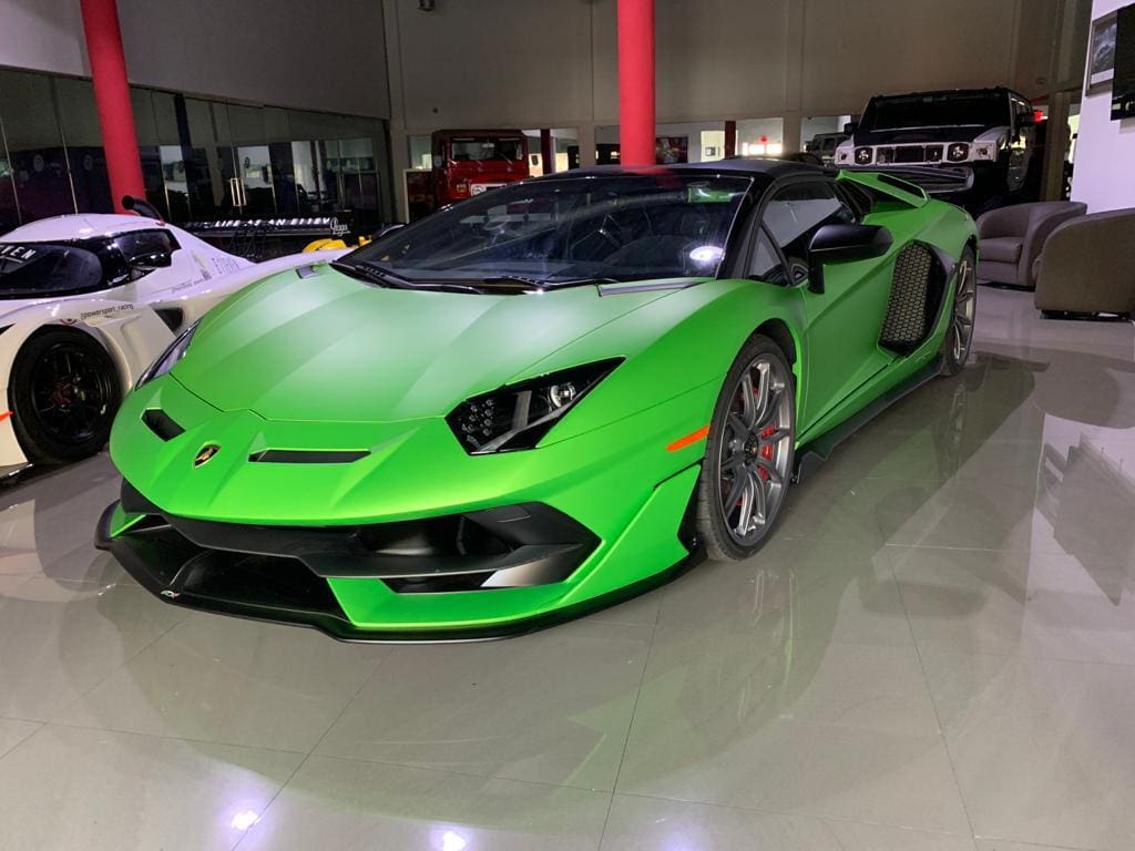 aventador svj green