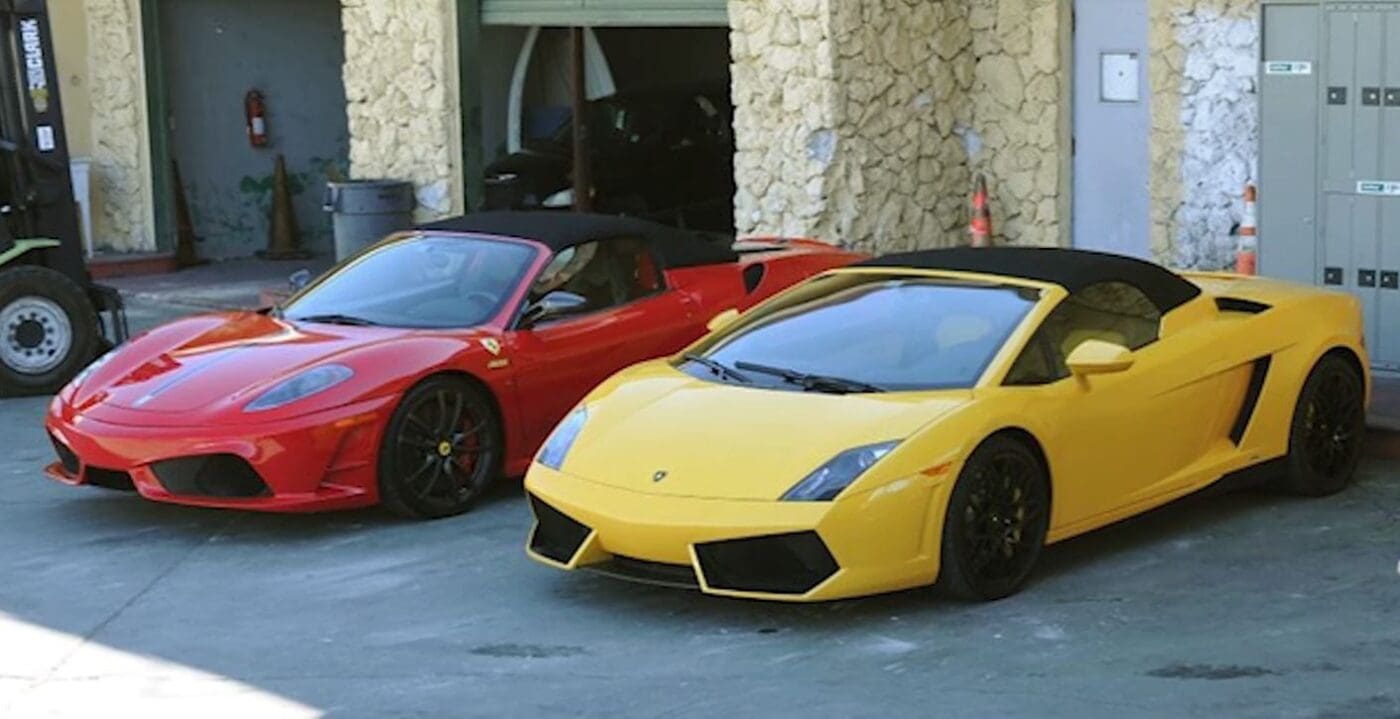 bieberarrestedsupercars