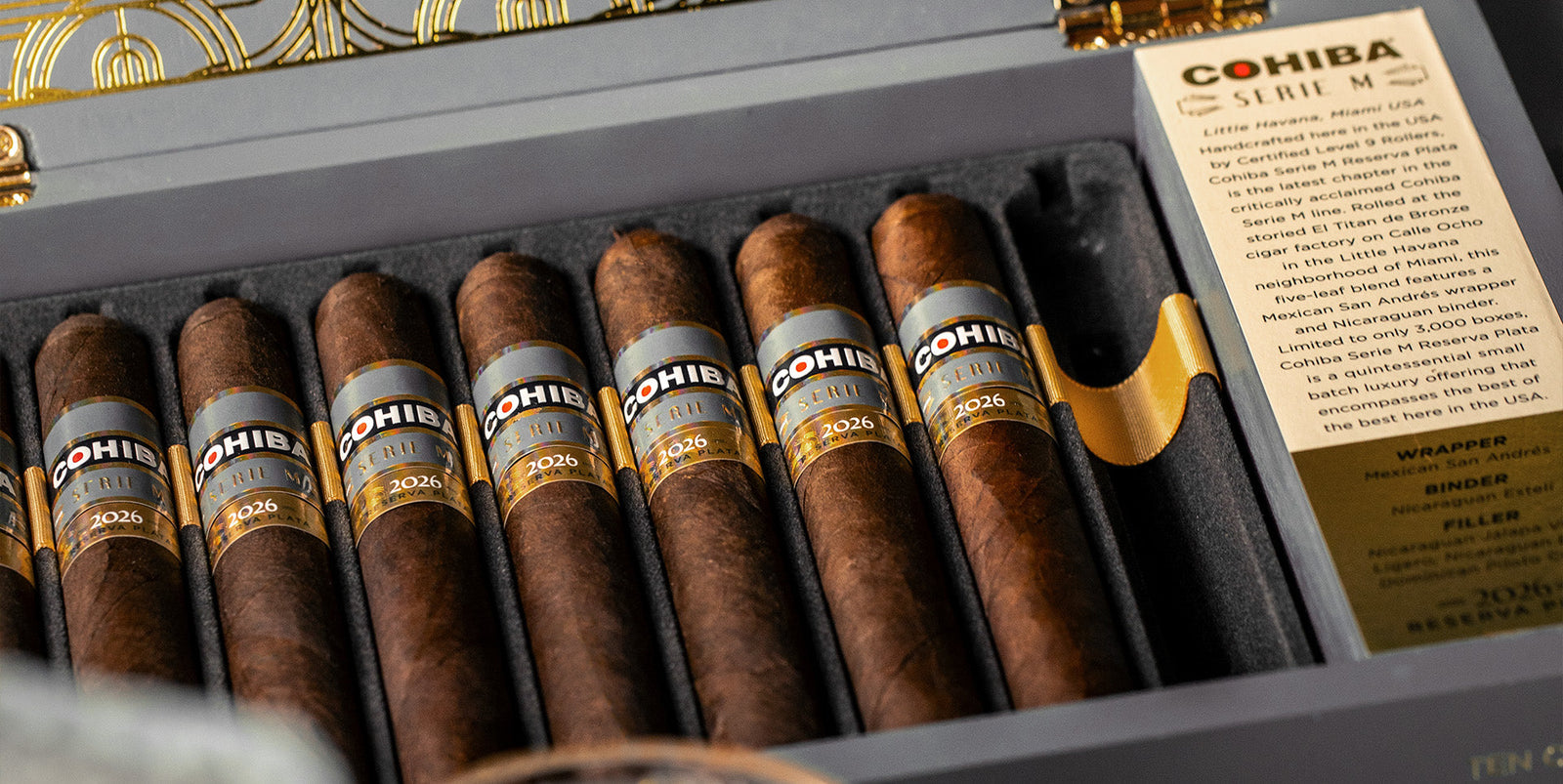 Cohiba Unveils Limited-Edition Serie M Reserva Plata
