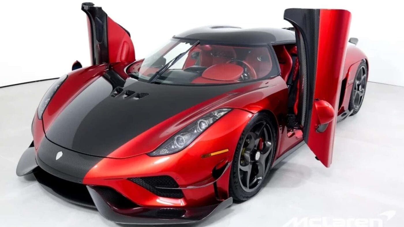 Rare 1,500HP Metallic Red 2021 Koenigsegg Regera For Sale – duPont ...