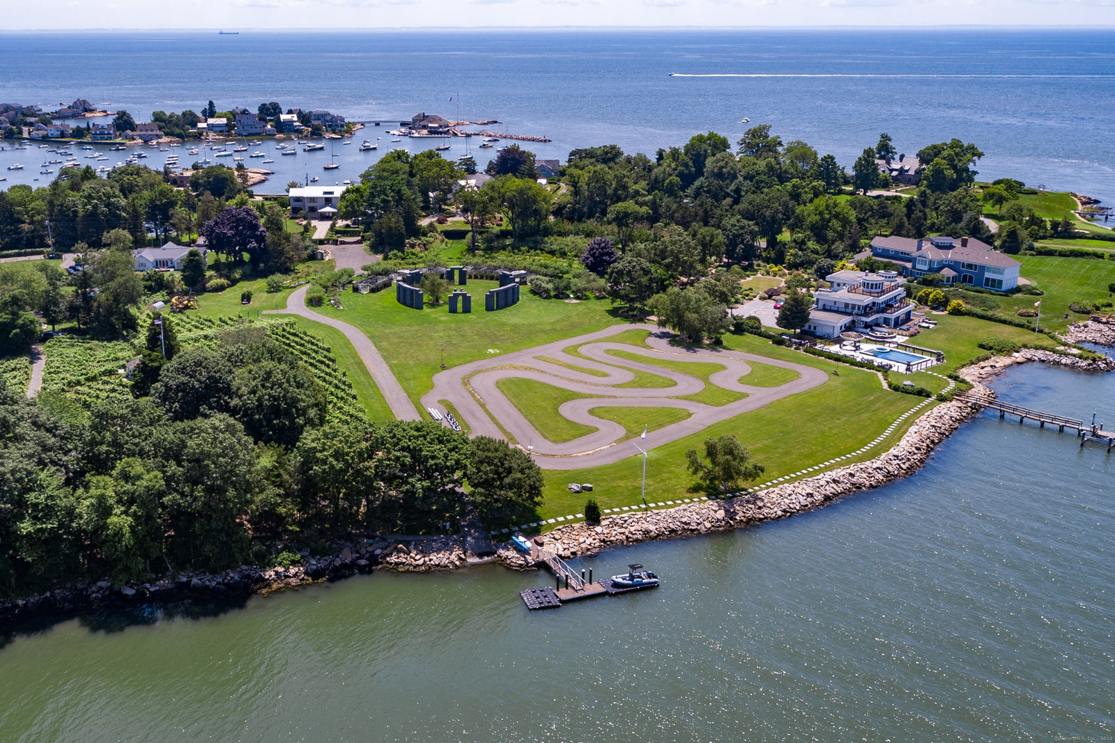This $35 Million Connecticut Waterfront Estate Comes With a Private Go-Kart Track