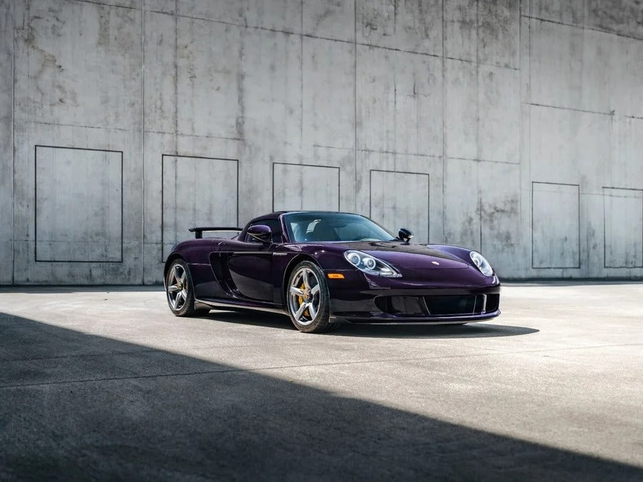 448-Mile Purple Carbon 2005 Porsche Carrera GT For Sale