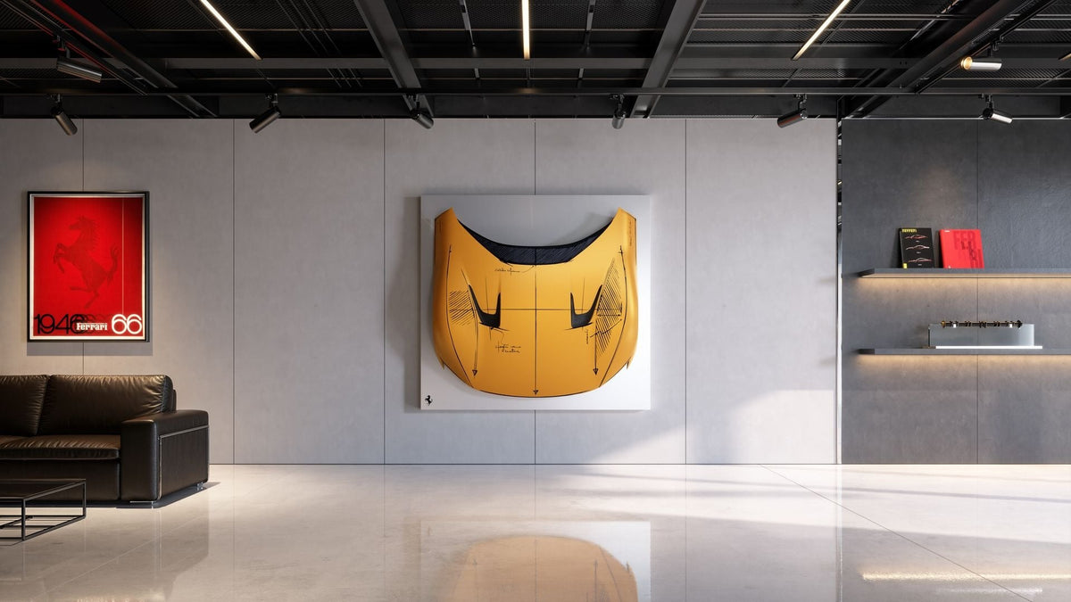 From Sketch to Sculpture: Ferrari Turns Supercar Design Into Art