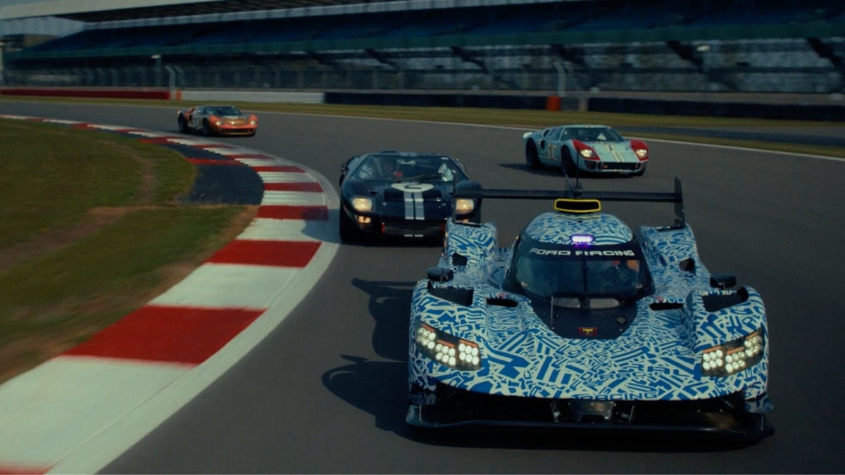 Ford Teases Its New Hypercar Alongside Three Historic GT40s