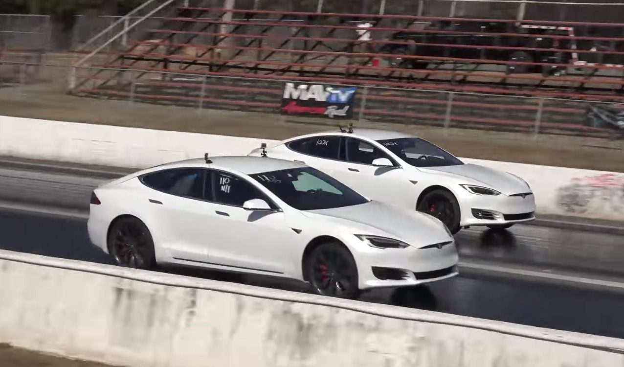 Base Model Tesla Model S Destroys Competition at Drag Strip – duPont ...