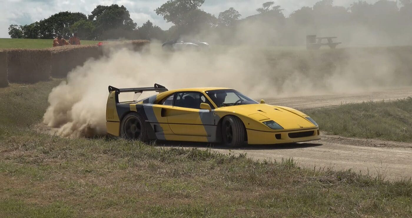 ferrari f40 drift