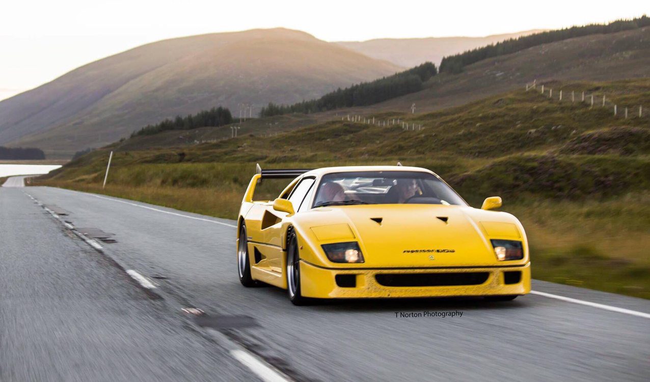 ferrari-f40-yellow