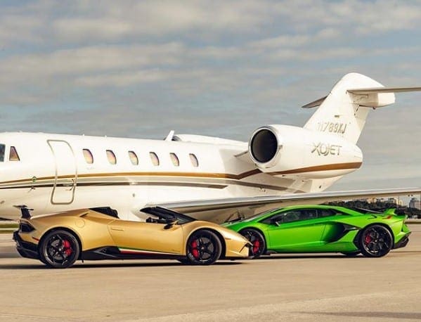 gold green airplane