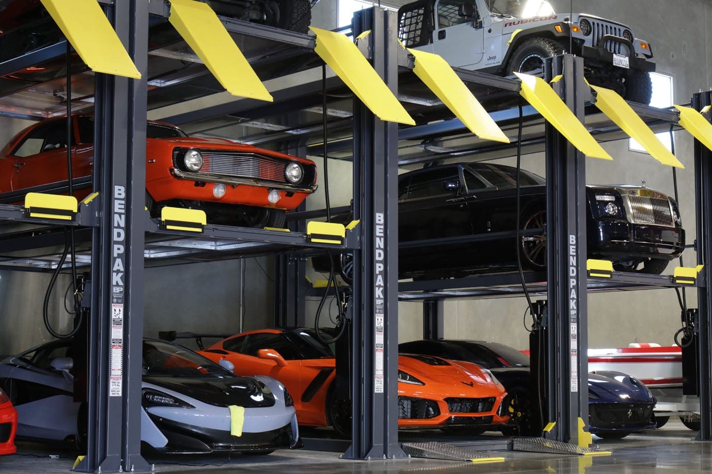 BendPak Multi-Level Lift Gives You Room to Grow Your Collection ...