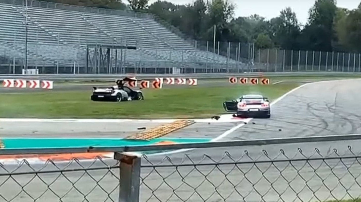 Oh No: Porsche 911 GT2 RS Crashes Into Pagani Huayra BC – duPont ...