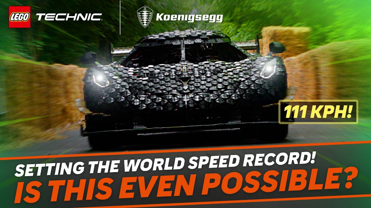 This 327,906-Piece LEGO Koenigsegg Hypercar Set A World Record