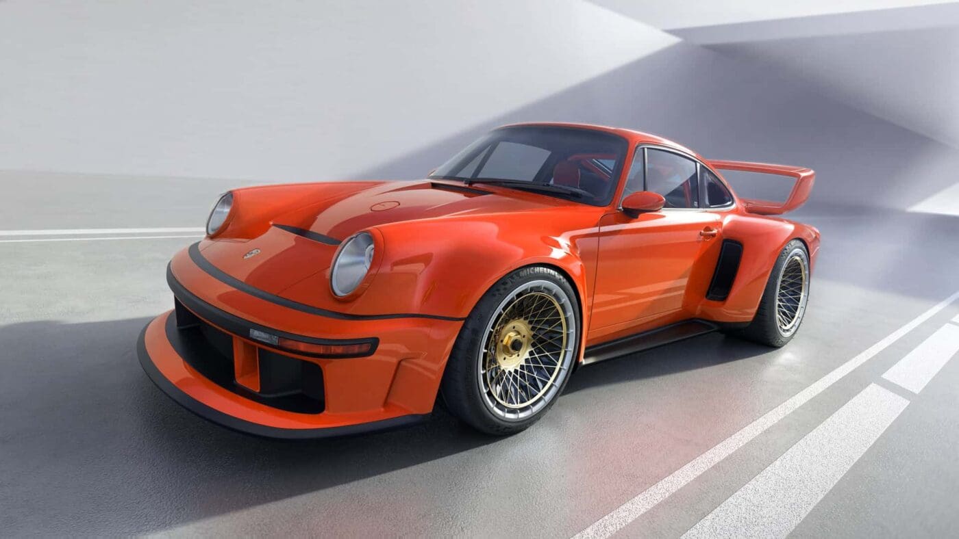 deepmaker ポルシェ　911 Singer dls レッドカーボン Singer's DLS Turbo: Crafting The Ultimate Air-Cooled Porsche 911