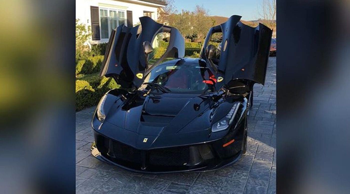 kyle_jenner_laferrari