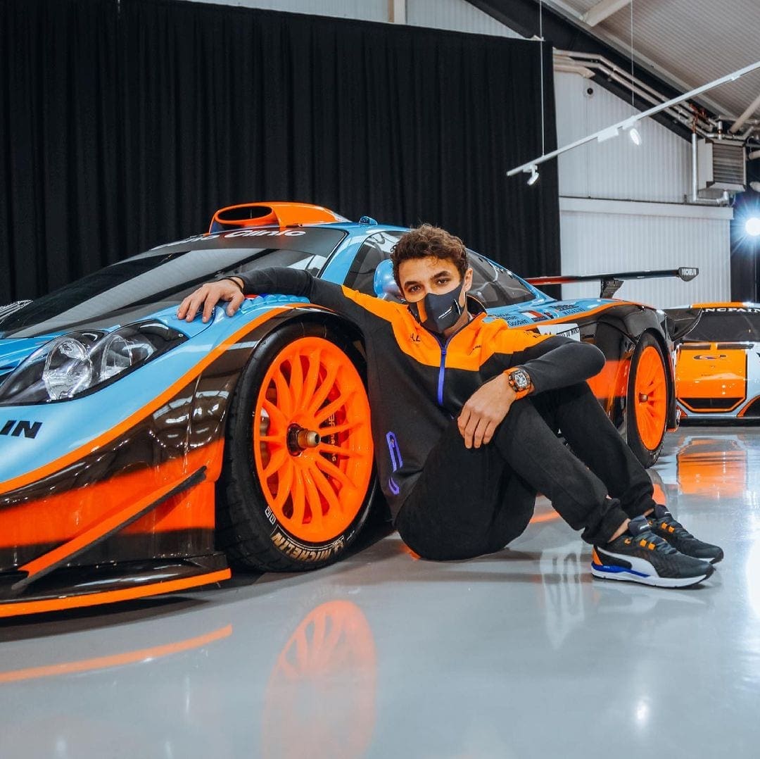 lando norris gulf f1 gtr