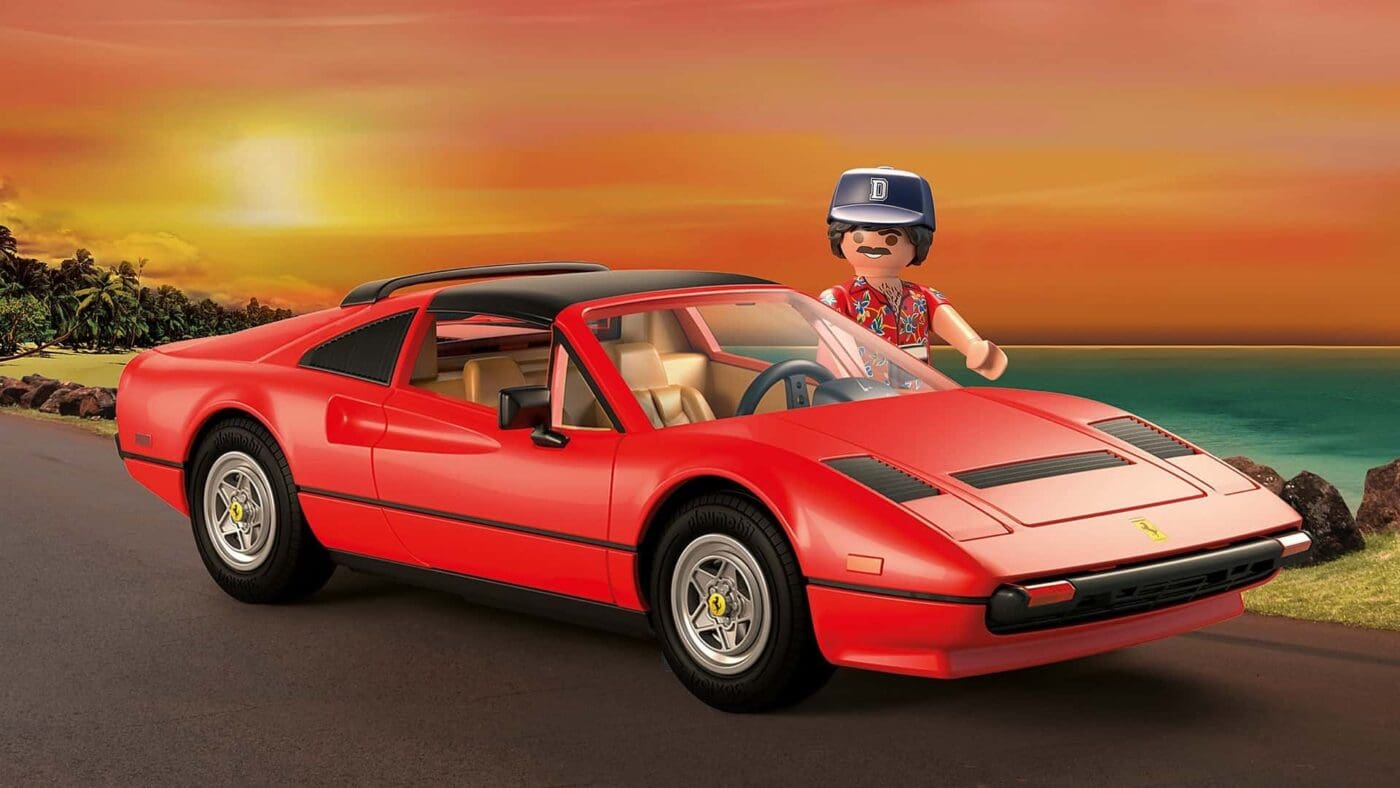 Experience 80s Nostalgia with PLAYMOBIL's Magnum P.I. Ferrari 308
