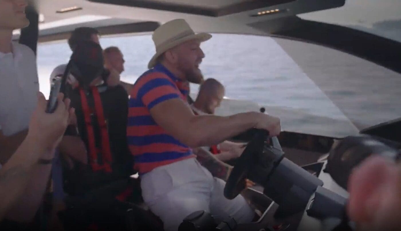mcgregor lamborghiniyacht