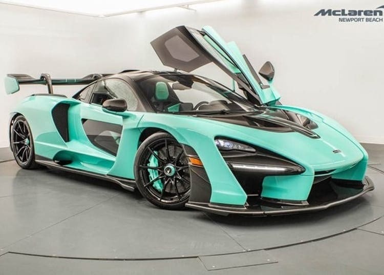 mclaren senna tiffanyblue 1