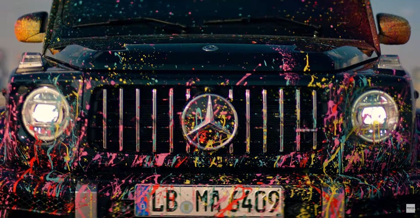 mercedes amg paint
