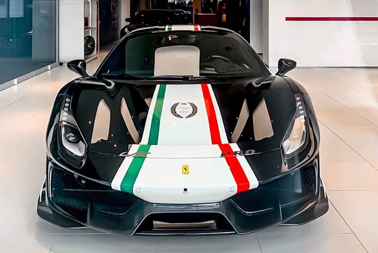 First Ferrari 488 Pista 