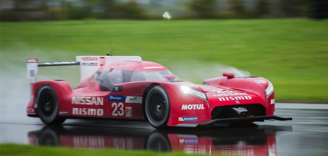 Nissan LM P1 Team testing in Bowling Green, Kentucky