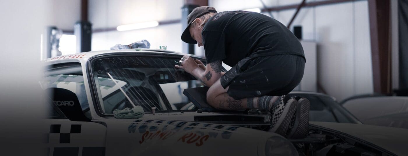 ornamental conifer the british artist turning porsche cars into a canvas