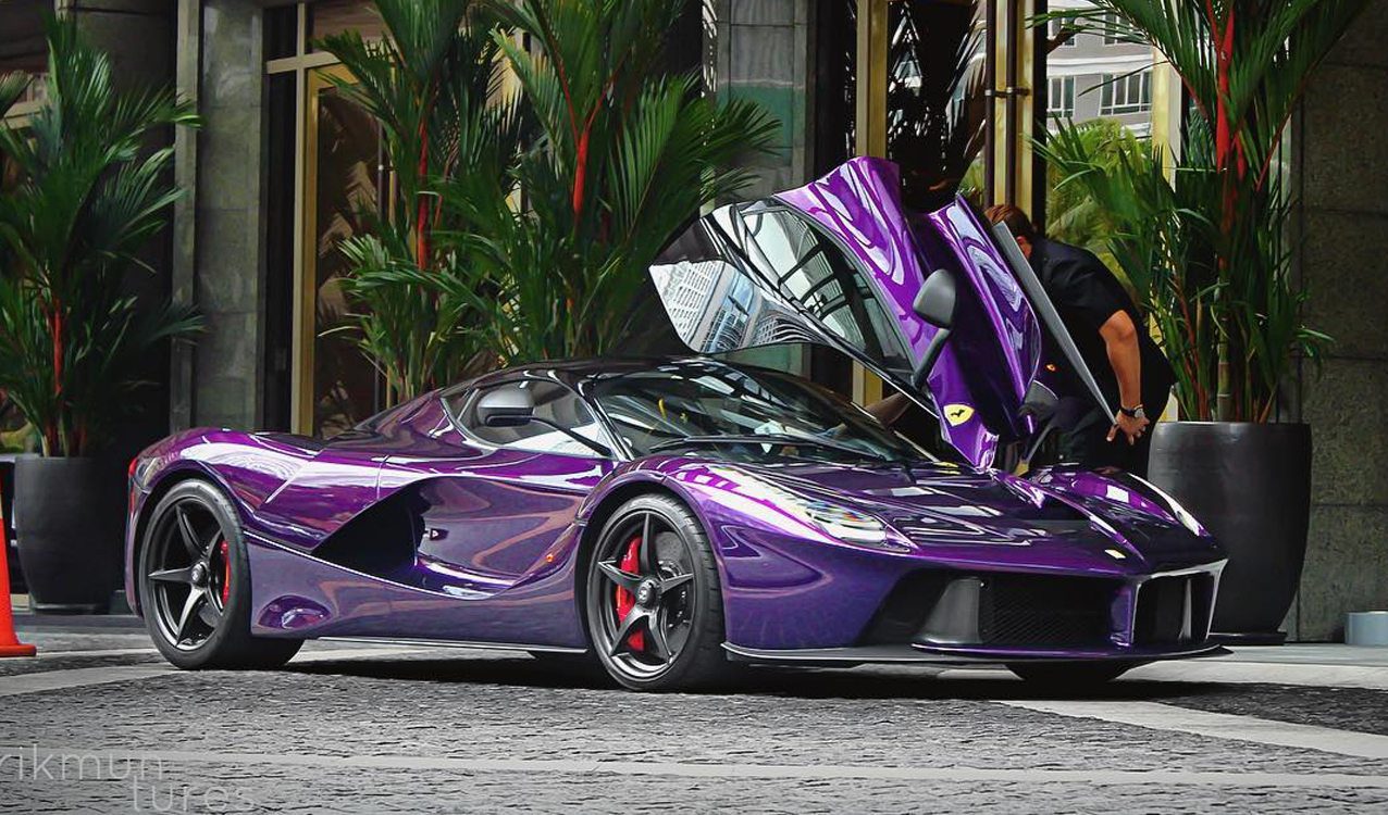 Purple LaFerrari - Door Up