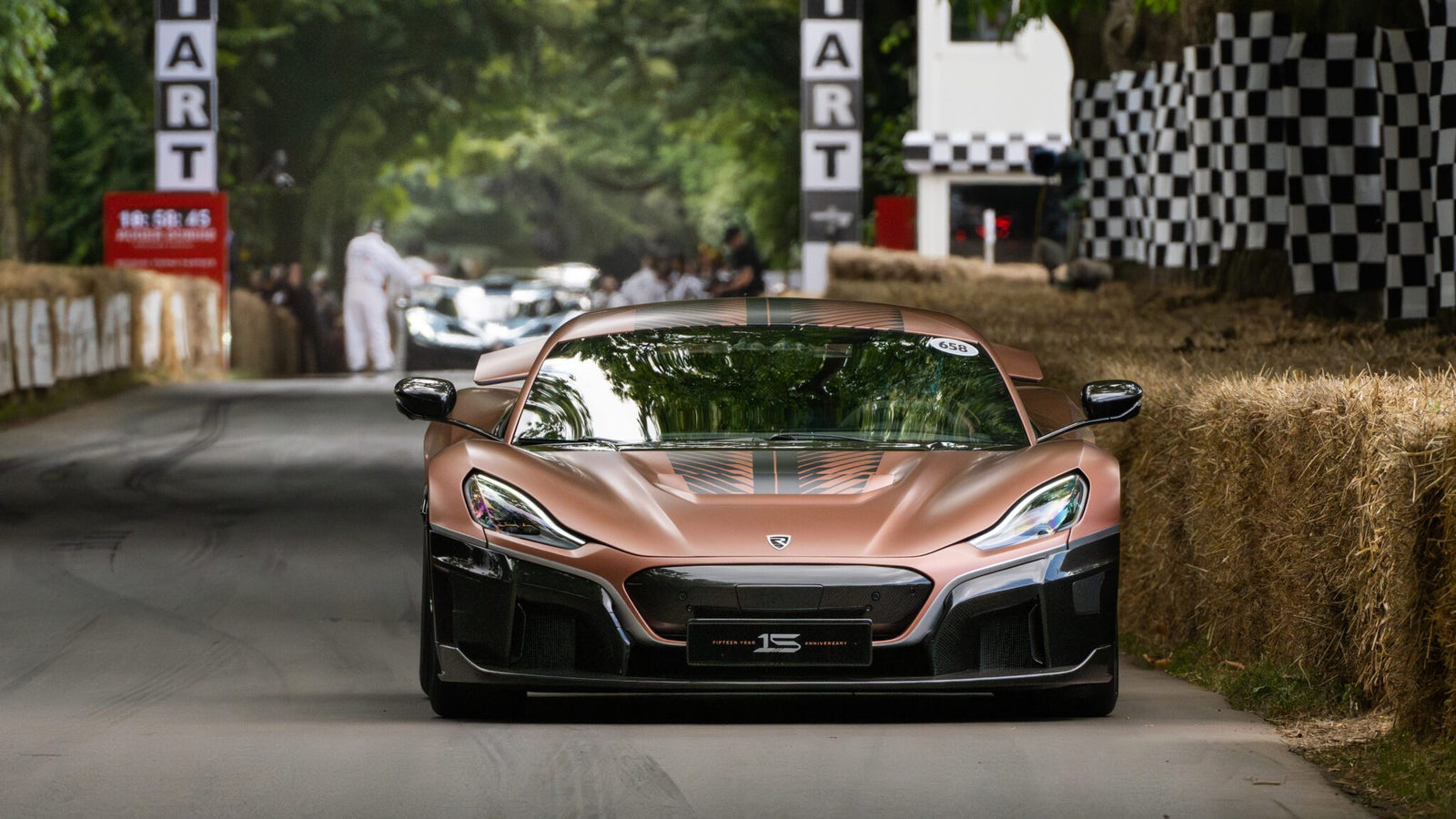rimac nevera 15th anniversary edition at goodwood fos 2