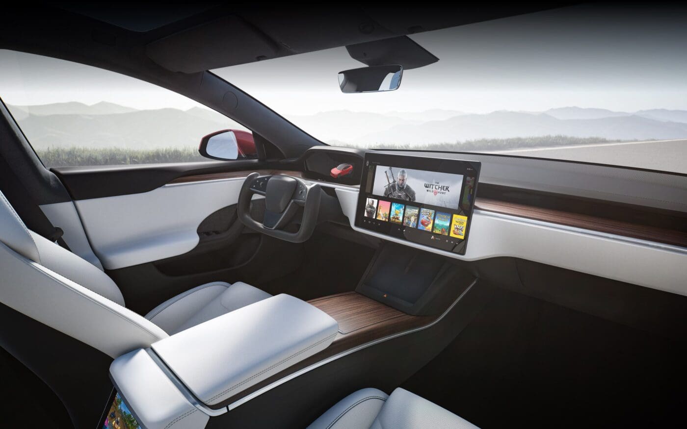 tesla interior