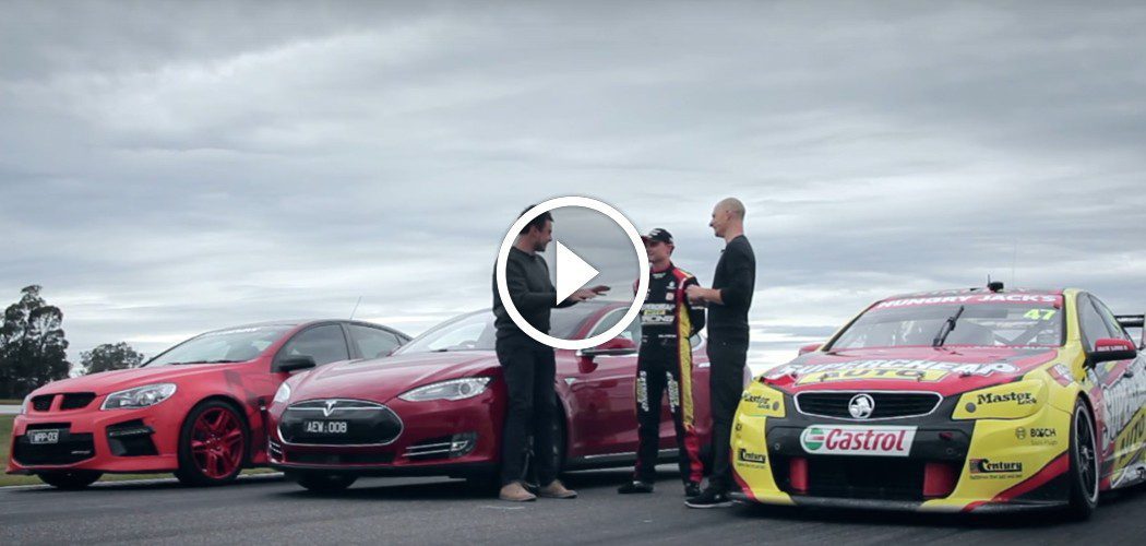 Model S V Collection Tesla Model S vs Australian V8 Supercar – duPont REGISTRY News