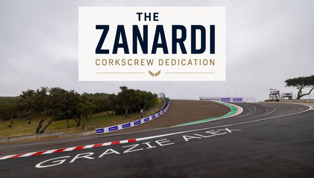 WeatherTech Raceway Laguna Seca Renames The Corkscrew For Alex Zanardi