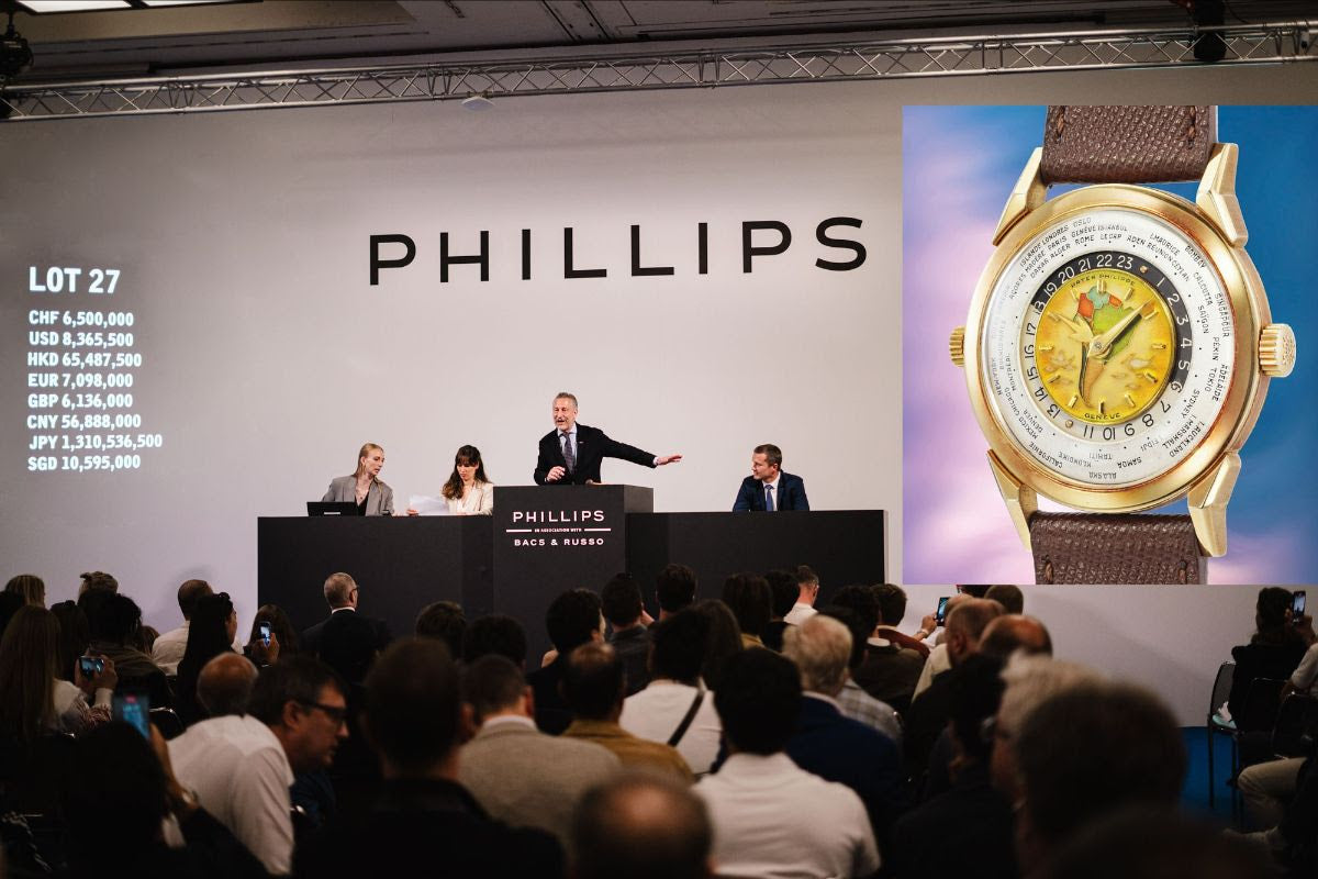 Phillips' $96 Million Watch Auction Sets a New Record in Geneva