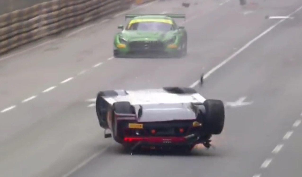 Crashed R8 Highway Audi R8 Crashes and Flips, Still Wins Race – duPont REGISTRY News