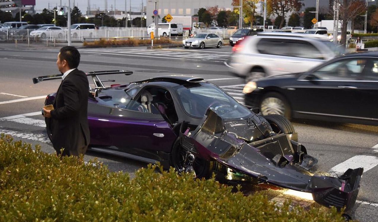 One-Off Pagani Zonda Zozo Crashed in Japan