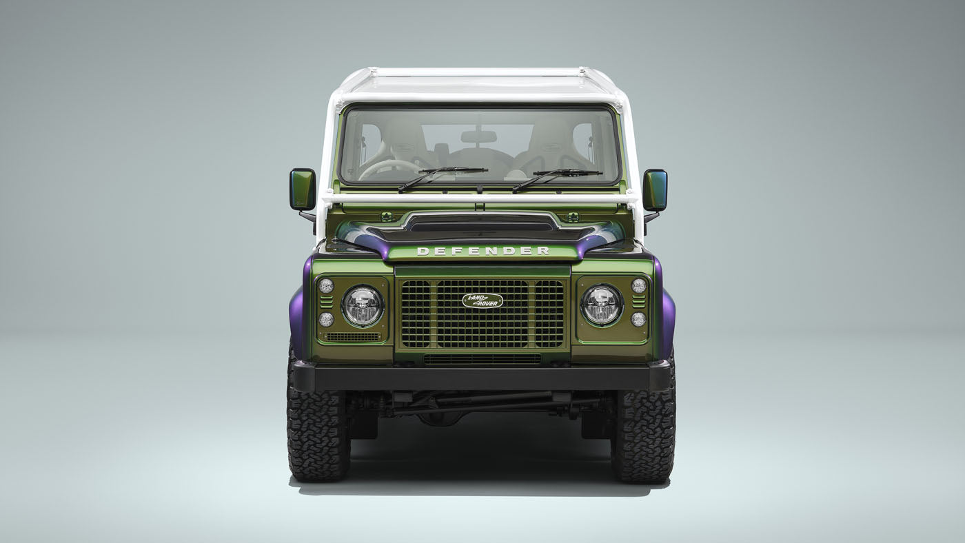 Land Rover Classic Unveils New Color-Changing Classic Defenders