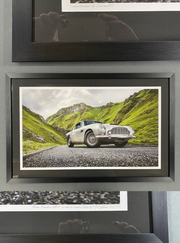 Aston Martin DB5 in the Winnats Pass | Limited100