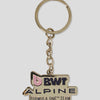 Alpine Racing F1 Team Logo Keyring